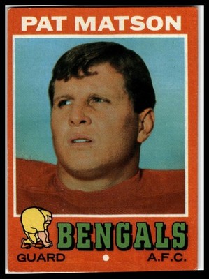1971 Topps #72 Pat Matson
