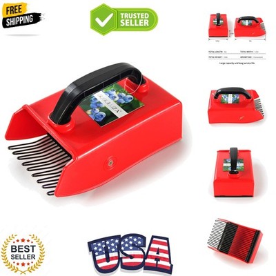 Berry Picker with Metallic Comb, Plastic Blueberry Picker Scoop with Ergonomi...