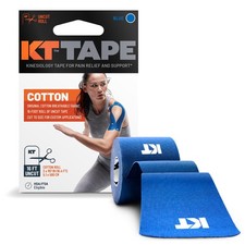 KT Tape, Original Cotton, Elastic Kinesiology Athletic 16ft Uncut, Blue 4.14 per gallon
