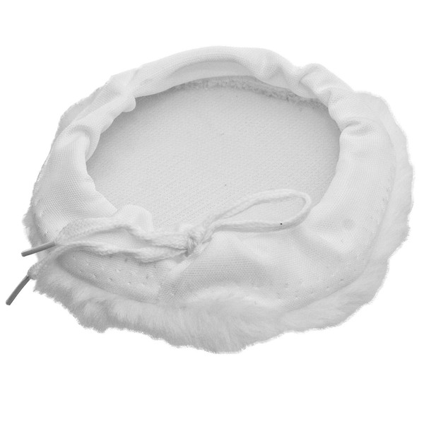 Polierhaube Ø 125 Ersatzhaube Lammwolle Poliermaschine Polierfell Polierafsatz-image