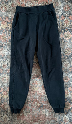 Tan Lines by Sivan Ayla Small Black High Waist Jogger Sweat Pants