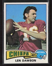 Len Dawson 1975 Topps #120 Kansas City Chiefs EX