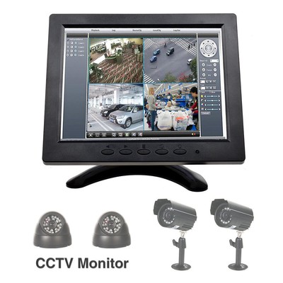 Toguard Mini Monitor HDMI Monitor 8inch Monitor LCD 1024x768 mit AV/VGA/HDMI/BNC