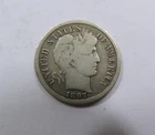 United States Silver Barber Dime 1897 S San Francisco Semi Key VERY SCARCE