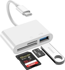 3-in-1 USB C SD/TF Card Reader - Effortless Data Transfer for iPhone 15  More