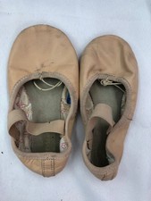 Dance Pre-Owned Ballet Shoes Weissman Adult Child 11M Leather Single Strap Full
