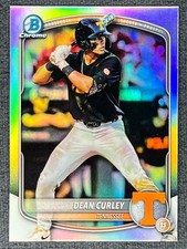 2025 Topps Bowman Draft Chrome Refractor #BDC-129 Dean Curley Tennessee