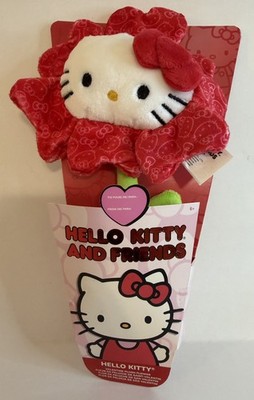 Hello Kitty and Friends 10 1/2  Valentine Push Flower Sanrio New Out Of Wrapper