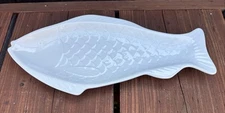 NEW! The Cellar Whiteware Large Fish Platter Macy’s 19.75”  x 8.75”