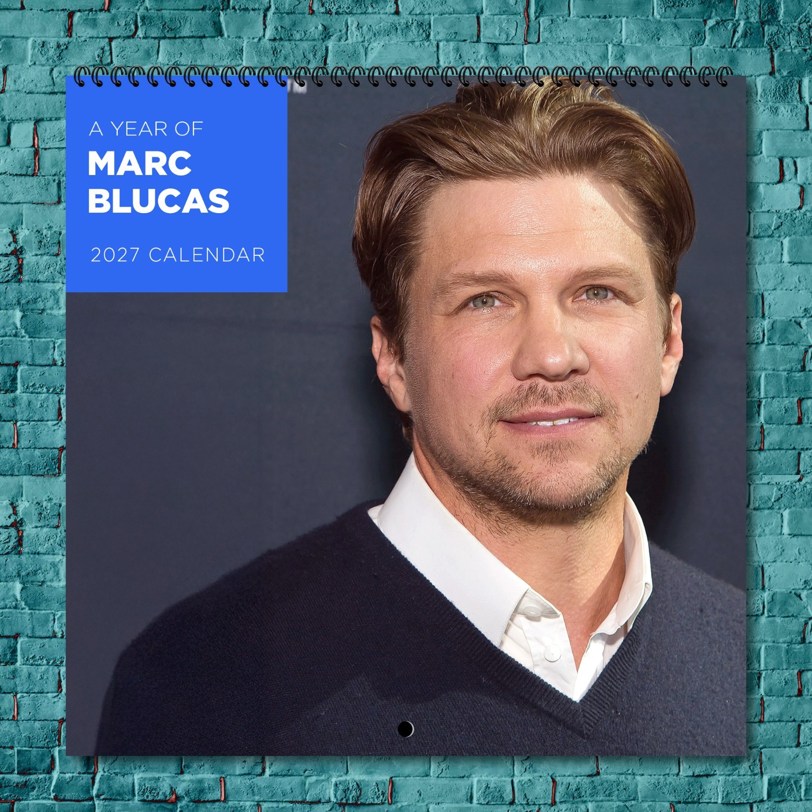 Marc Blucas 2027 Wall Calendar 12 Month Celebrity Photo Fan Collectible