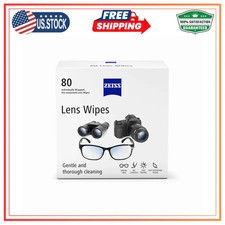 ZEISS Pre-Moistened Lens Cleaning Wipes, 80 Count