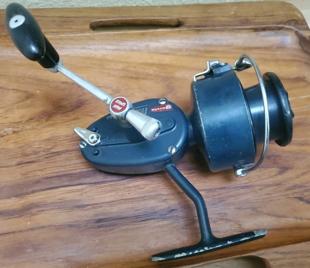 Smooth Blue Vtg Garcia Mitchell 400 High Speed Spinning Reel