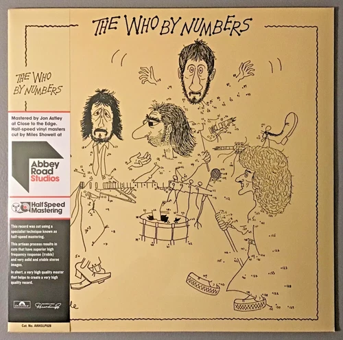 The Who - The Who By Numbers LP - Half-Speed Mastering Sealed Vinyl 2024 Reissue