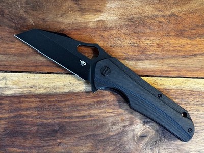 BESTECH KNIVES Operator schwarz  Blackwashed D2 Stahl Taschenmesser + OVP