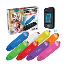 Teacher's Choice 8 Player Wireless Handheld Game Buzzer System - Displays Fir...