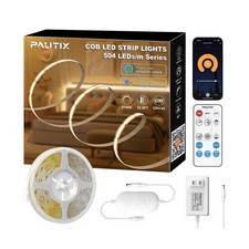 PAUTIX COB LED Strip Light Warm White 2700K 504LEDs/m,CRI90 32.8ft... Fast Ship