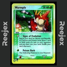 Wurmple - 78/109 - Reverse Holo - Ruby & Sapphire - Pokemon Card - LP on eBay