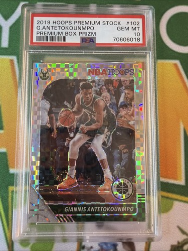 2019 GIANNIS ANTETOKOUNMPO HOOPS PREM BOX SET /149 PSA 10