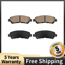 4PCS Rear Ceramic Brake Pads For 08-13 Toyota Highlander 14 Highlander V6 3.5L