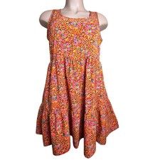 Toad&Co Sunkissed Sunsana Dress L Floral Sleeveless Pockets Travel Boho Spr24