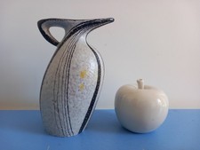 Ruscha Domino 321/3 Vase Keramik Keramikvase 50er Cilli Wörsdörfer 