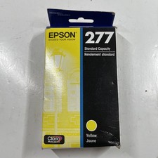 Genuine Epson 277 Yellow Ink T277 XP750 XP850 XP860 XP950 XP960 Exp 12/25