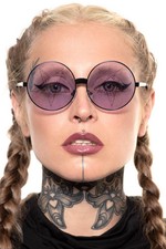 Killstar Nocturnal Daze Sunglasses One Size Lilac Sunglasses Women New Goth