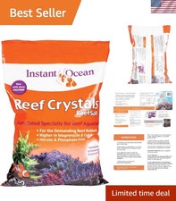 Reef Crystals Salt for 50 Gallons - Ultimate Formula for Vibrant Reef Aquariums
