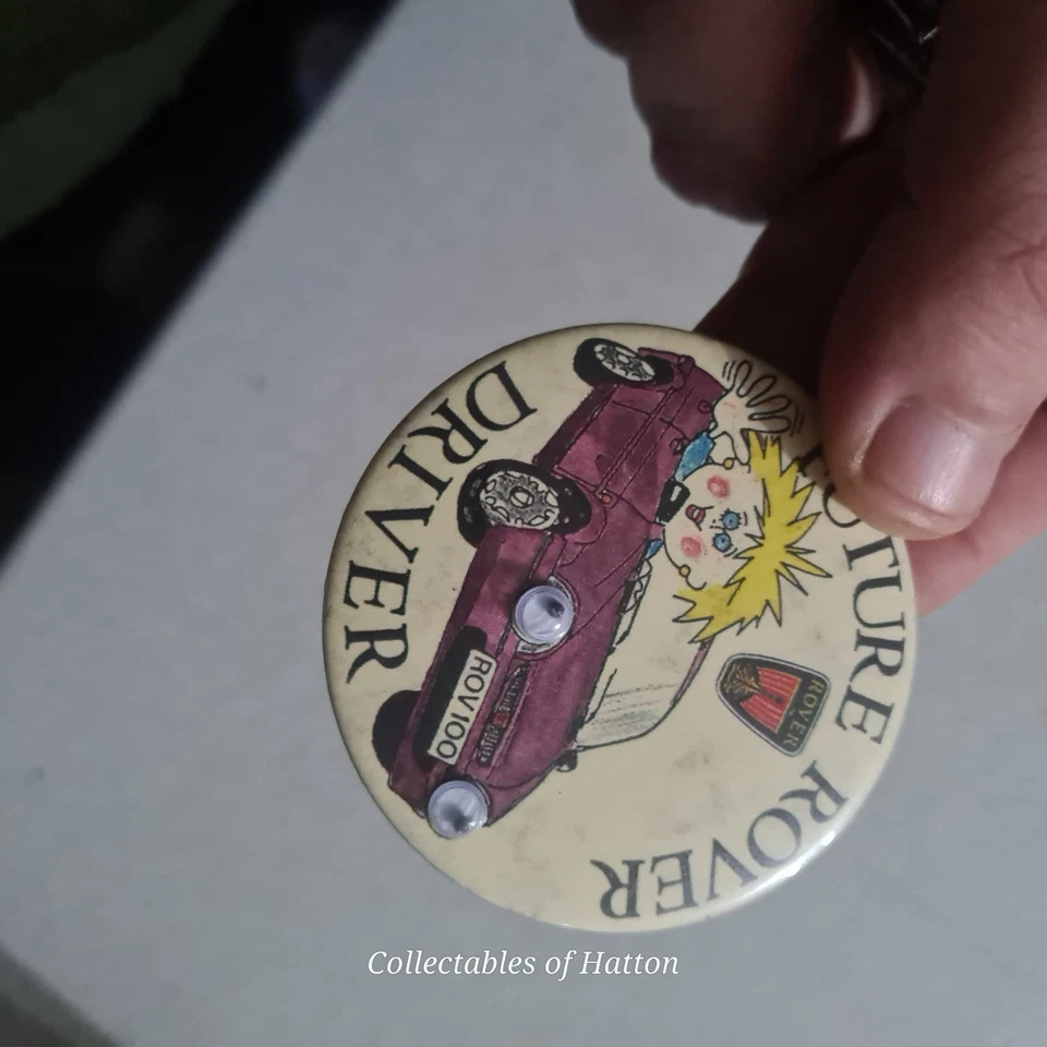 future rover driver  rover 100 metro badge very rare + retro austin car badge - image 3 of 4