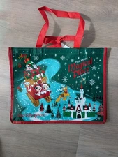 NEW🎄2025 Disney Parks WDW Christmas Holiday Tote Bag Mickey Minnie Goofy Pluto