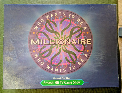 Who Wants To Be A Millionaire Board Game Pressman 2000 Complete TV Show Game