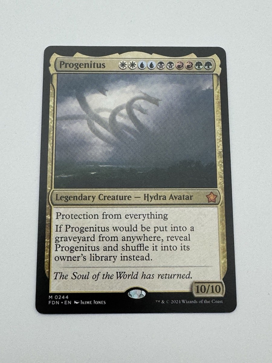 Progenitus MTG Foundations FDN Mythic 244 Magic The Gathering Commander NM