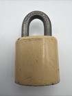 3-Vintage Yale Brass Padlock w/Keys Junior USA — photo 3