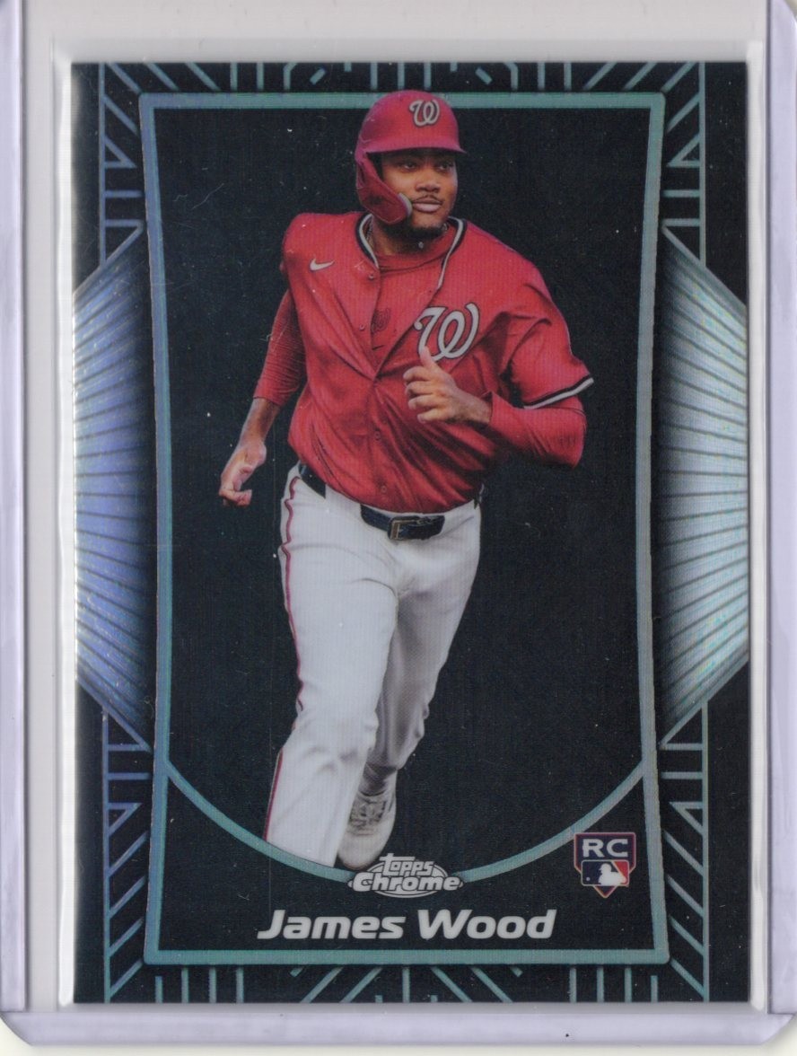 2025 Topps Chrome - Shadow Etch James Wood #SE-13 (RC)