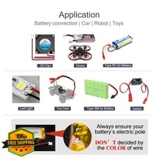 CHANZON 20AWG 15 Pairs JST SYP 2.5mm 2Pin Connector Wire RC Toy