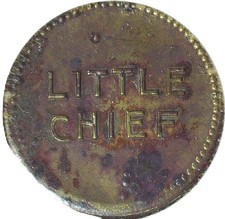 LITTLE CHIEF - GOOD FOR $ 5.00 IN TRADE- KELLER, WA - TC# 25867  $ - EC 8549