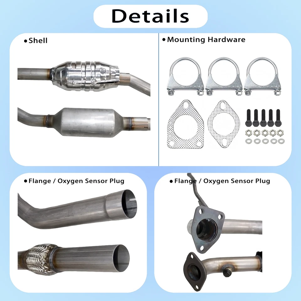 Exhaust Catalytic Converters For 2016-2020 2021 Mitsubishi Outlander Sport 2.0L - Image 2 of 4
