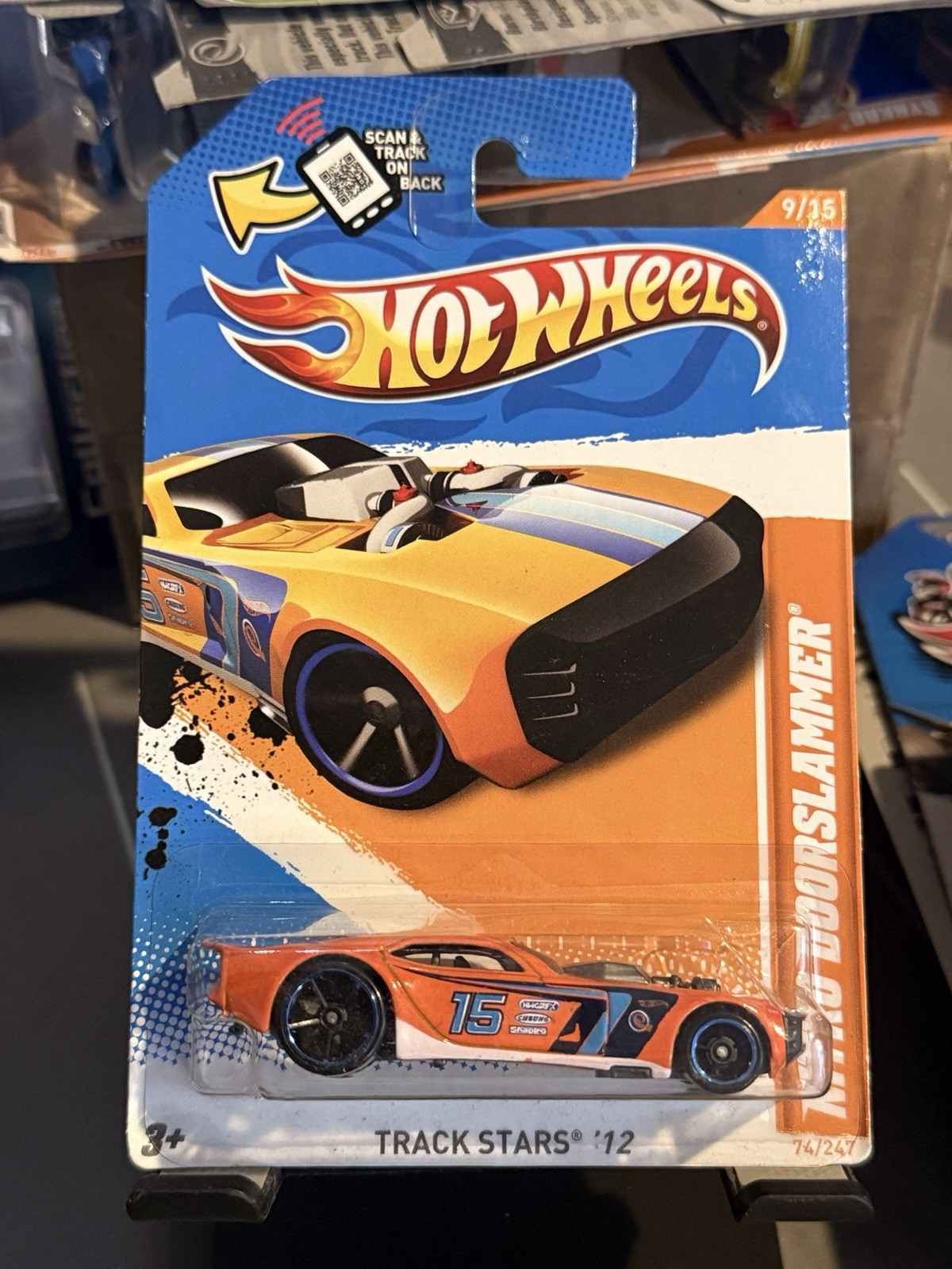 2012 Hot Wheels Track Stars Nitro Doorslammer #74/247 Orange