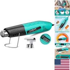 Powerful 380W Heat Gun with Dual Settings Safety Features - Ideal for Crafts