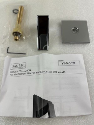 New Santec Barosa Wall Mount Volume Control Handle Trim with MC Handle YY-MC-TM