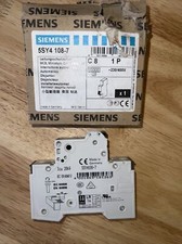 Nos Surplus SIEMENS 5SY4 108-7 CIRCUIT BREAKER 8A 1P