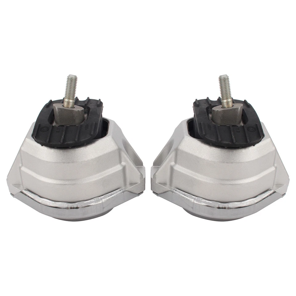 Soporte de motor hidráulico delantero L & R 2 piezas para 04-10 BMW 525i 528i 530i 2,5 L 3,0 L Foto 2 de 4