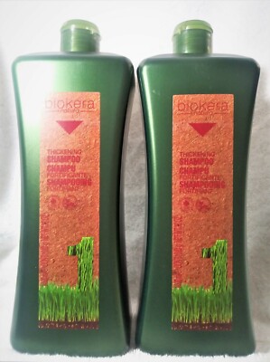 SALERM BIOKERA NATURA THICKENING SHAMPOO 1000 ML/36 oz (2 Units)