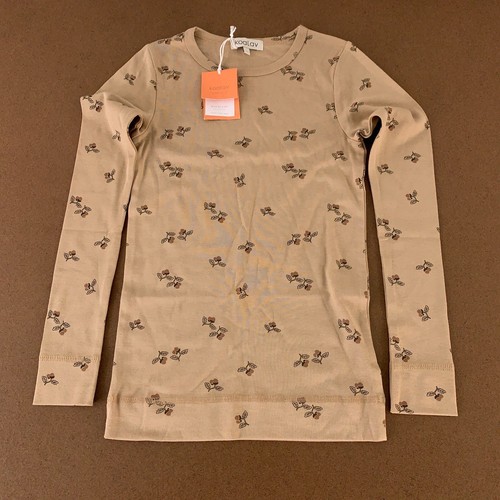 Koalav Toddler Girls 9 Toffee Acorn Printed 2 Piece Long Sleeve Pajama Set NWT - Picture 3 of 9
