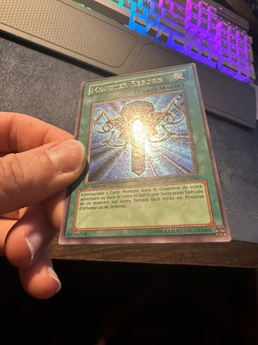 YU-GI-OH! MONSTER REBORN ULTRA RARE LDD-F096 1ST EDITION FRENCH NM - Picture 8 of 14