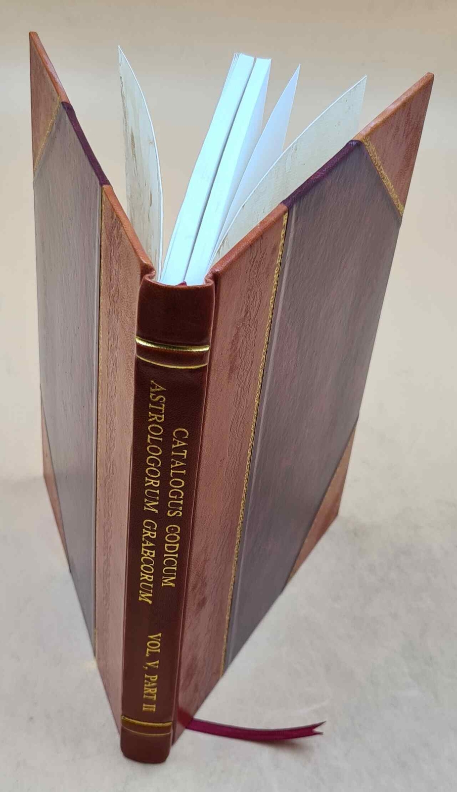Catalogus codicum astrologorum graecorum. V. Codicu Vol-5:2 1906 [Leather Bound]
