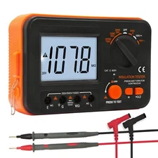 Megohmmeter 1000v Insulation Resistance Tester Electrical Megaohm Meter 200mฮฉ~2