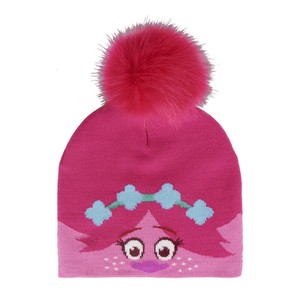 kids fluffy bobble hat