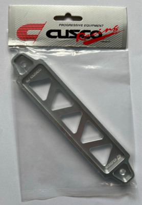 Cusco Racing Honda EP3 FD2 Type R JDM Aluminium Batteriehalter Niederklemme SILBER