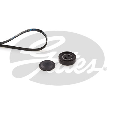 GATES K024PK1218 V-Ribbed Belt Set for Audi